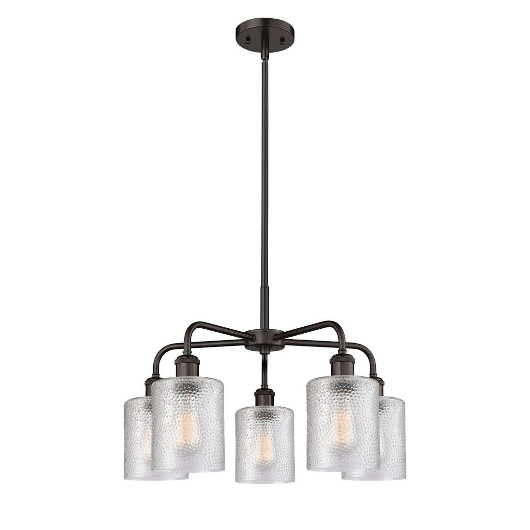 Innovations Downtown Urban 516-5CR-OB-G112 Chandelier Light - Oil Rubbed Bronze