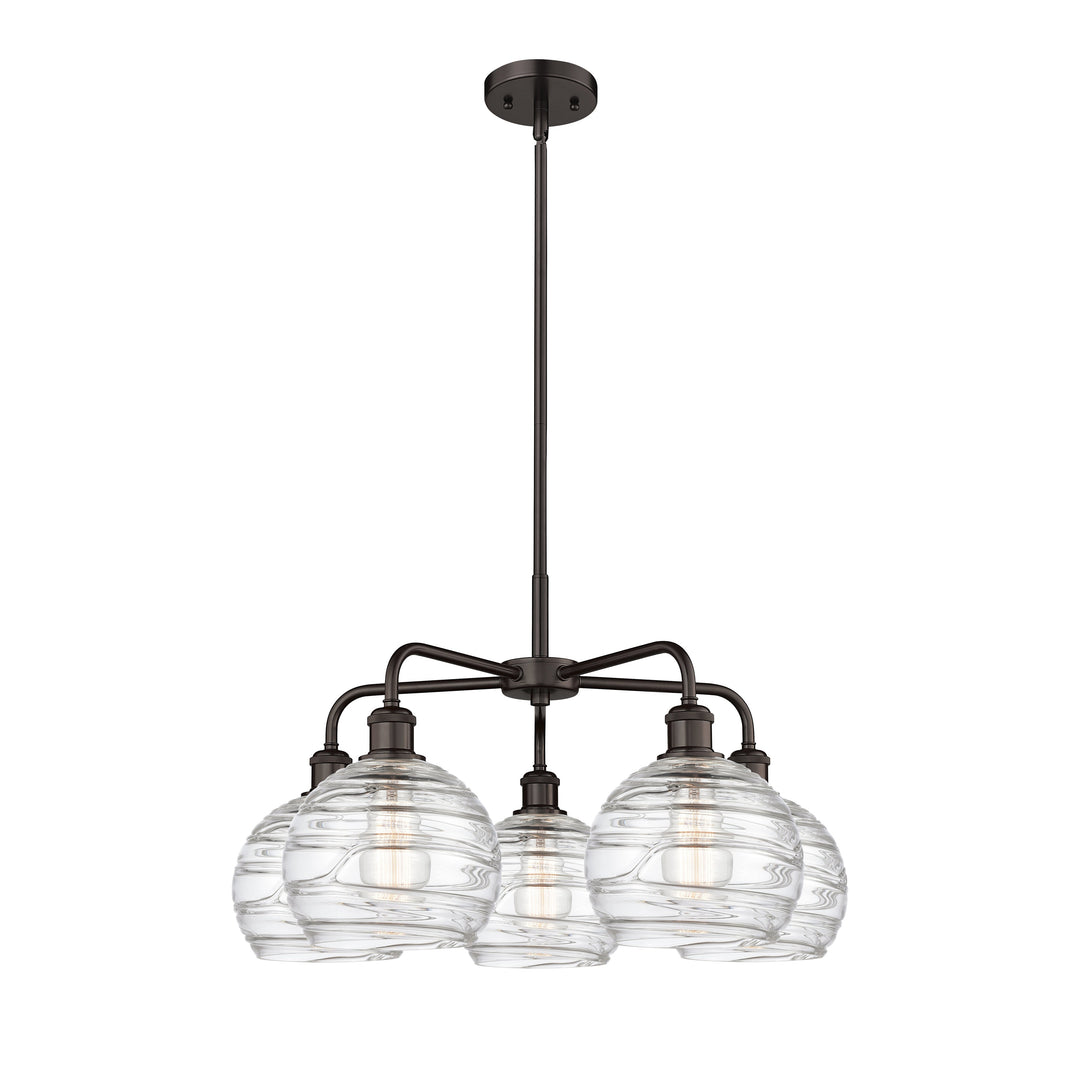 Innovations Downtown Urban 516-5CR-OB-G1213-8 Chandelier Light - Oil Rubbed Bronze