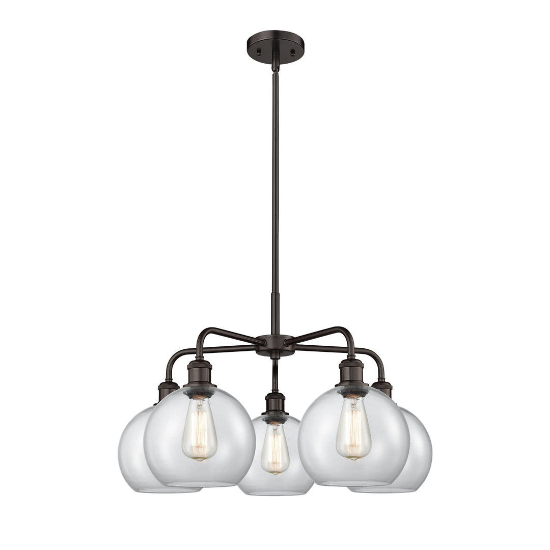 Innovations Downtown Urban 516-5CR-OB-G122-8 Chandelier Light - Oil Rubbed Bronze