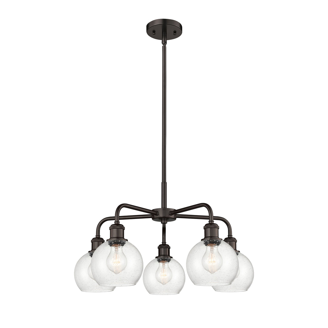 Innovations Downtown Urban 516-5CR-OB-G124-6 Chandelier Light - Oil Rubbed Bronze