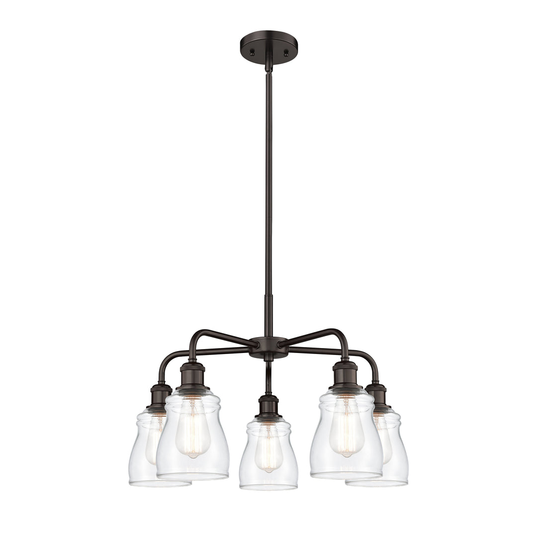Innovations Downtown Urban 516-5CR-OB-G392 Chandelier Light - Oil Rubbed Bronze