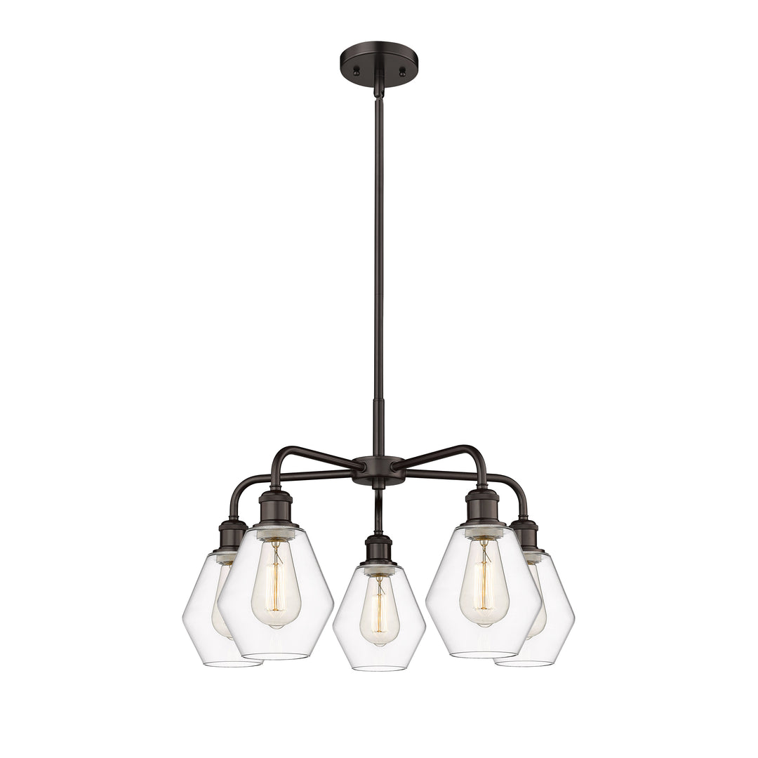 Innovations Downtown Urban 516-5CR-OB-G652-6 Chandelier Light - Oil Rubbed Bronze