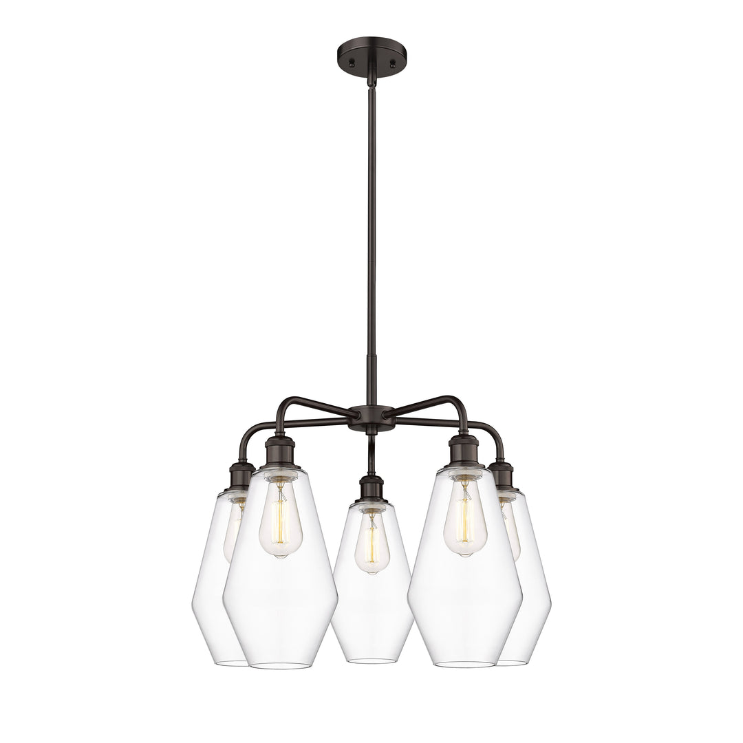 Innovations Downtown Urban 516-5CR-OB-G652-7 Chandelier Light - Oil Rubbed Bronze