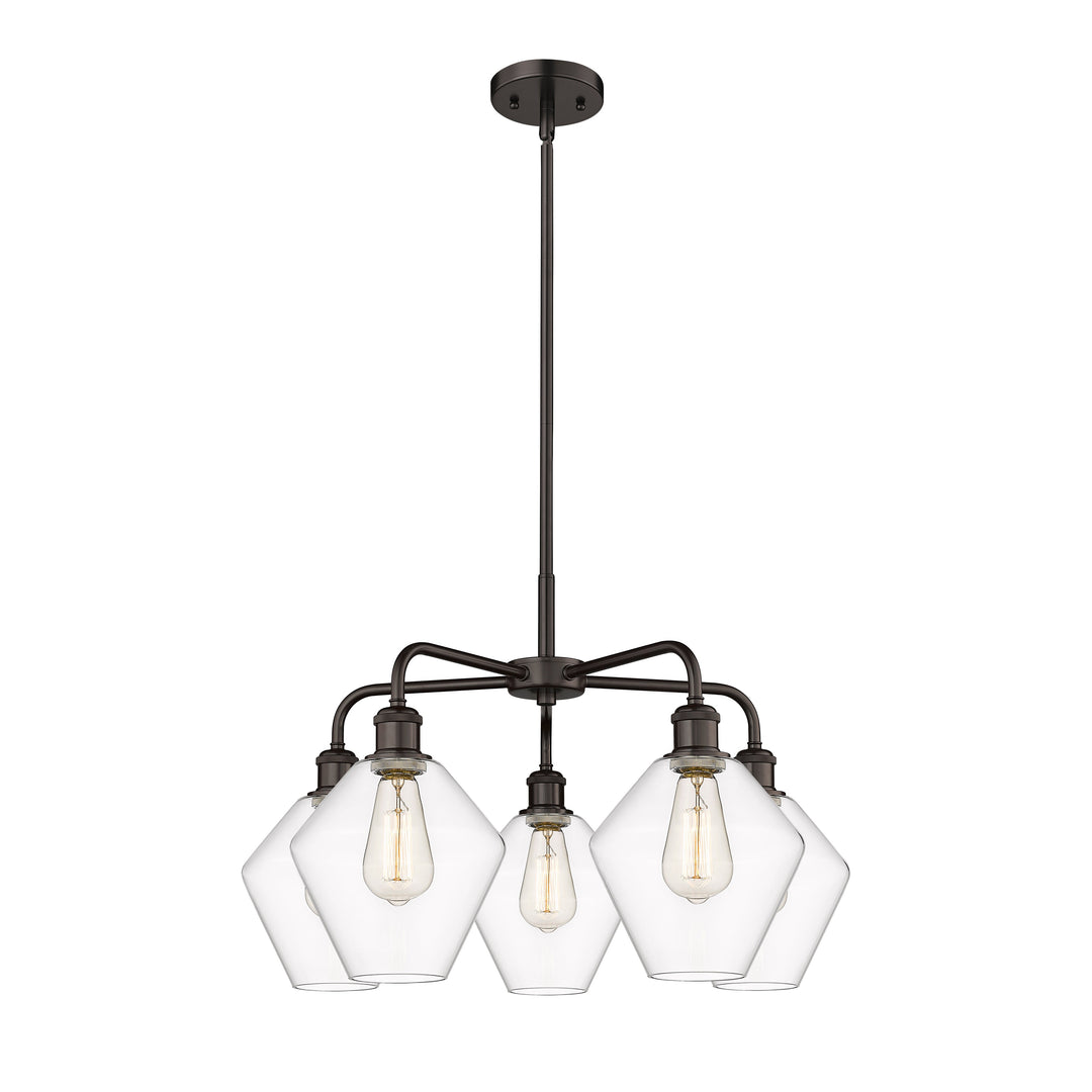 Innovations Downtown Urban 516-5CR-OB-G652-8 Chandelier Light - Oil Rubbed Bronze