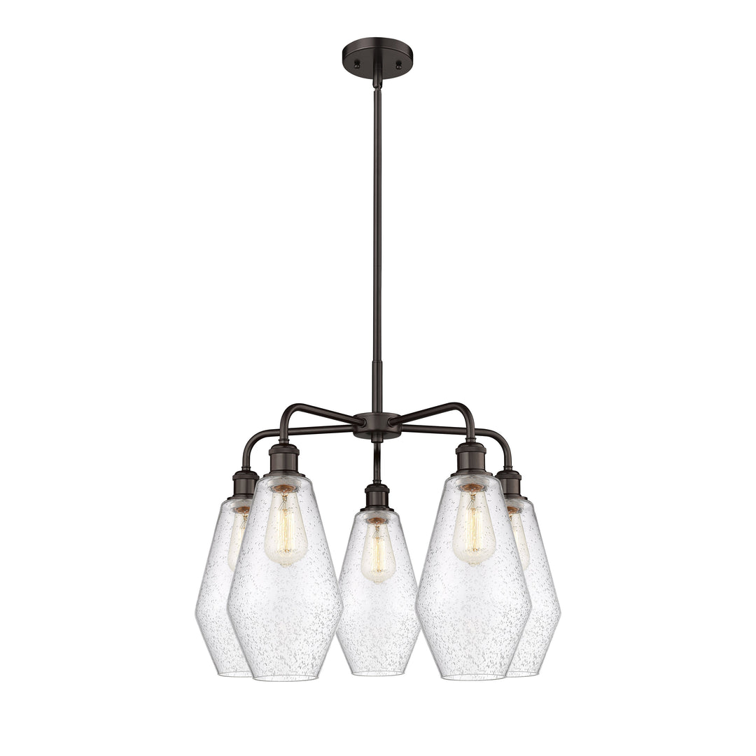 Innovations Downtown Urban 516-5CR-OB-G654-7 Chandelier Light - Oil Rubbed Bronze