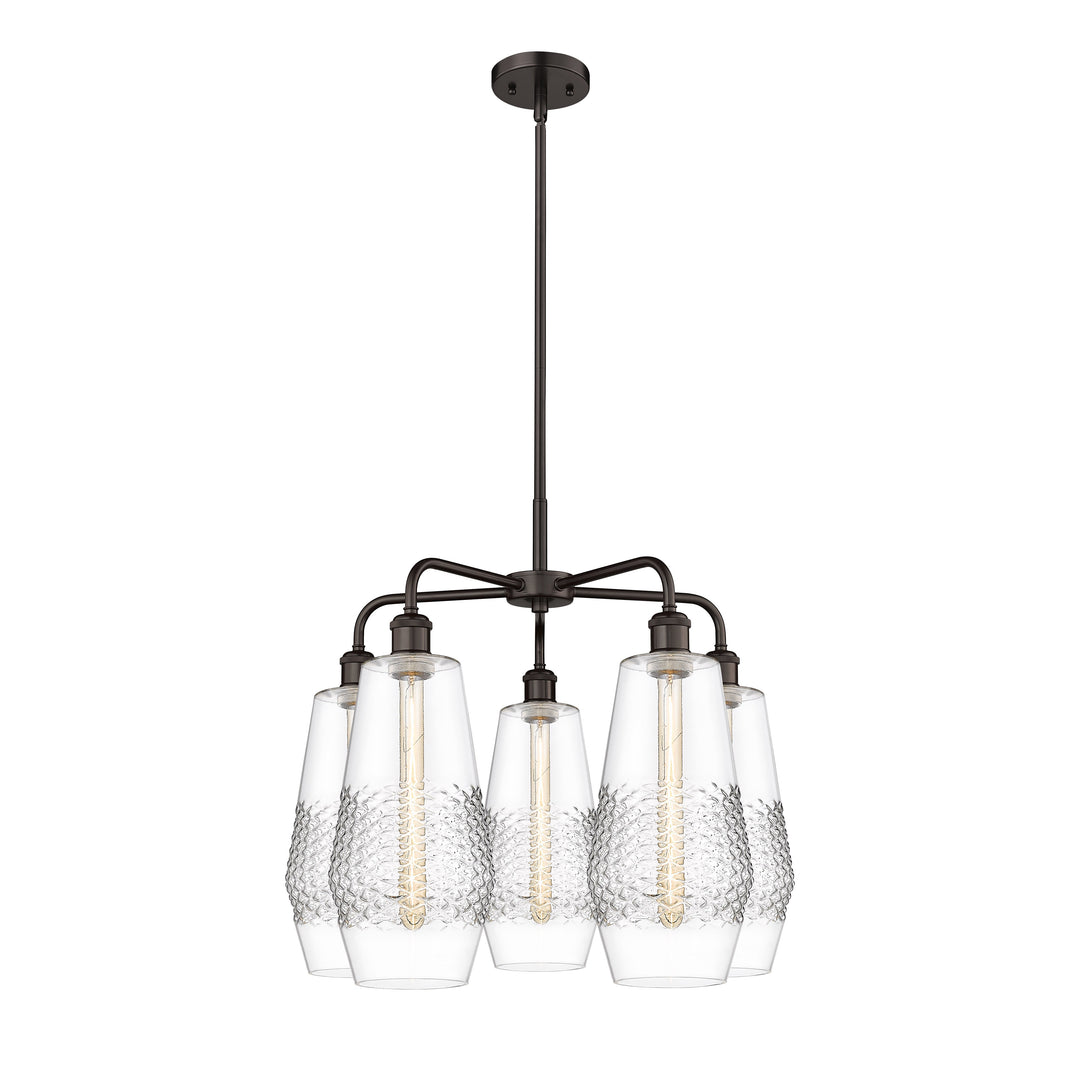 Innovations Downtown Urban 516-5CR-OB-G682-7 Chandelier Light - Oil Rubbed Bronze