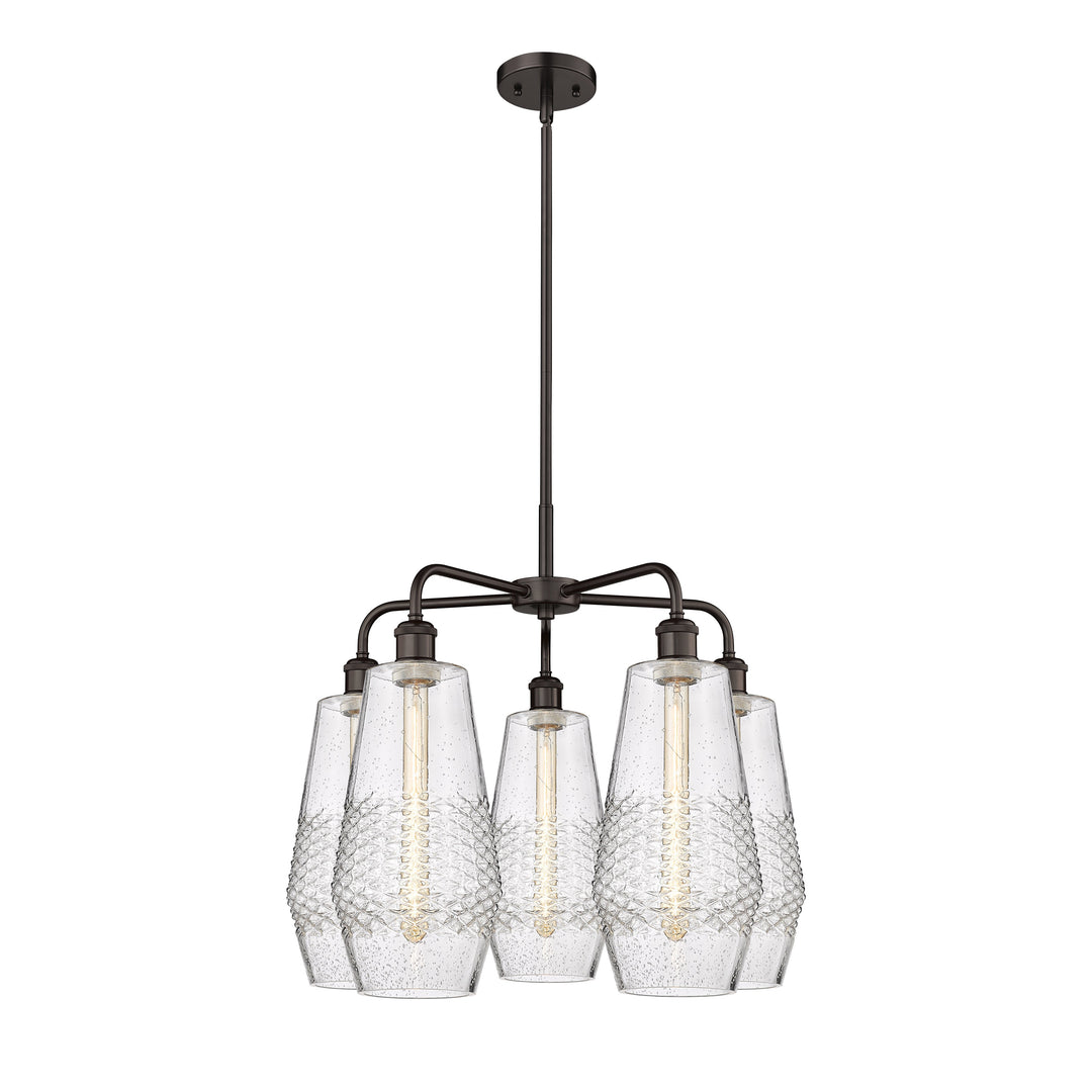 Innovations Downtown Urban 516-5CR-OB-G684-7 Chandelier Light - Oil Rubbed Bronze