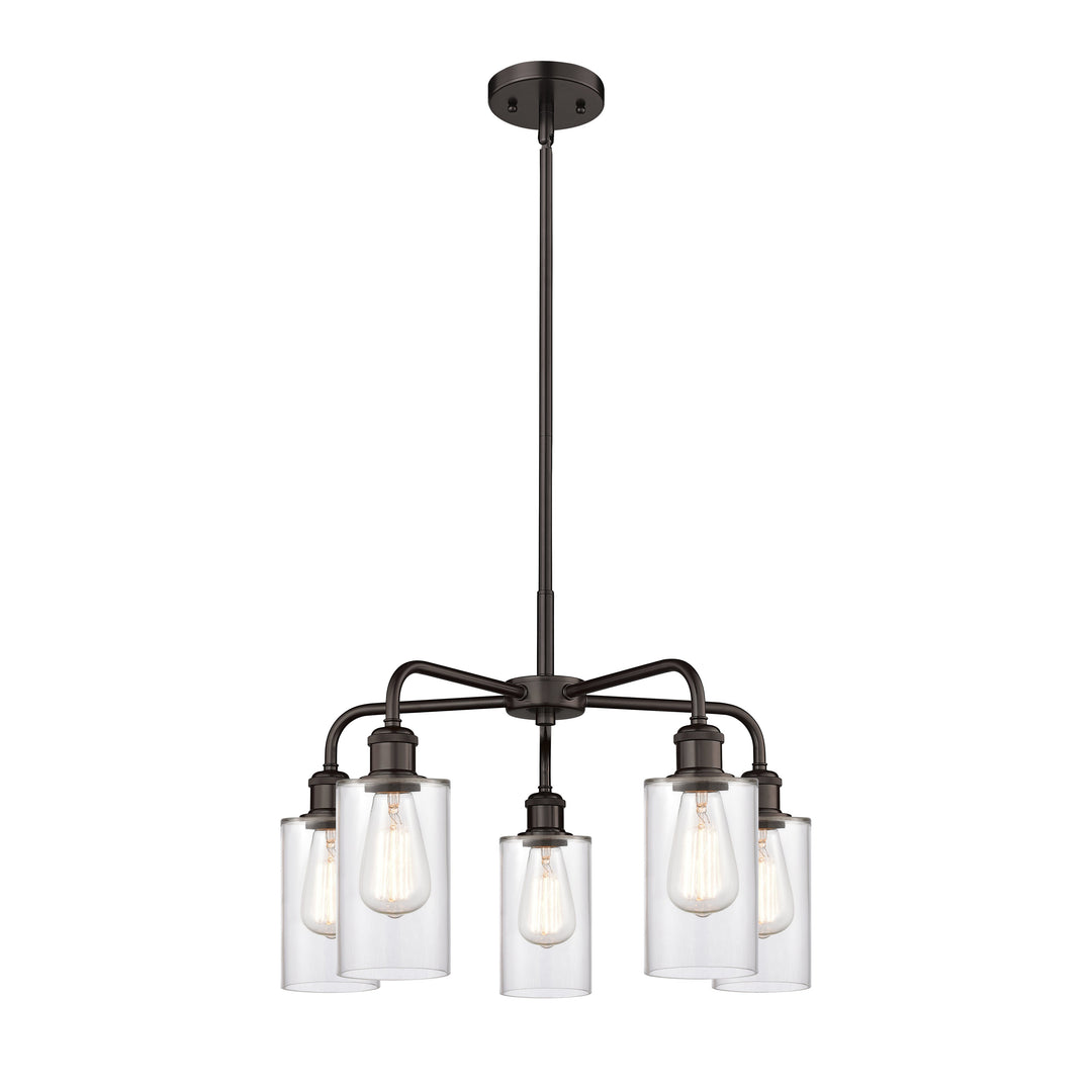 Innovations Downtown Urban 516-5CR-OB-G802 Chandelier Light - Oil Rubbed Bronze