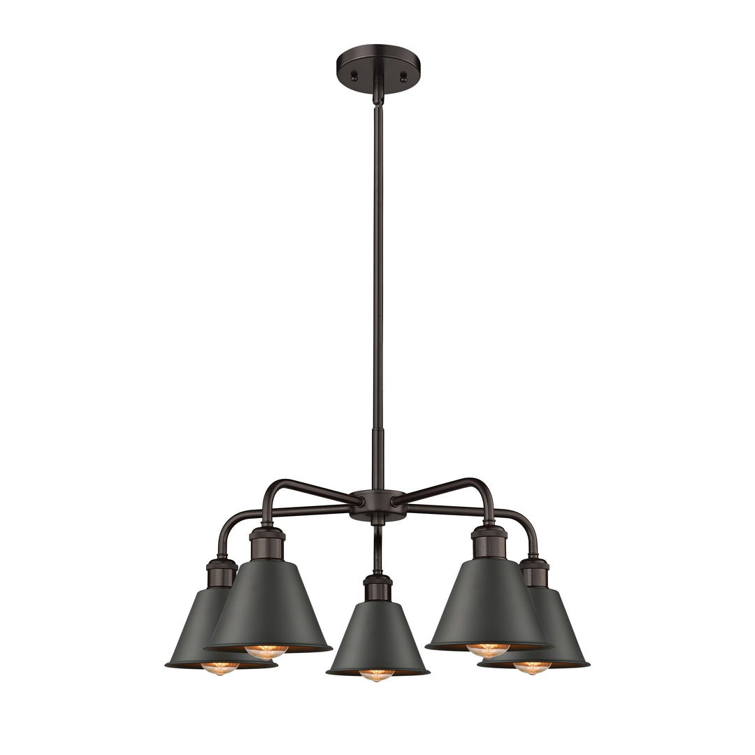 Innovations Downtown Urban 516-5CR-OB-M8-OB Chandelier Light - Oil Rubbed Bronze
