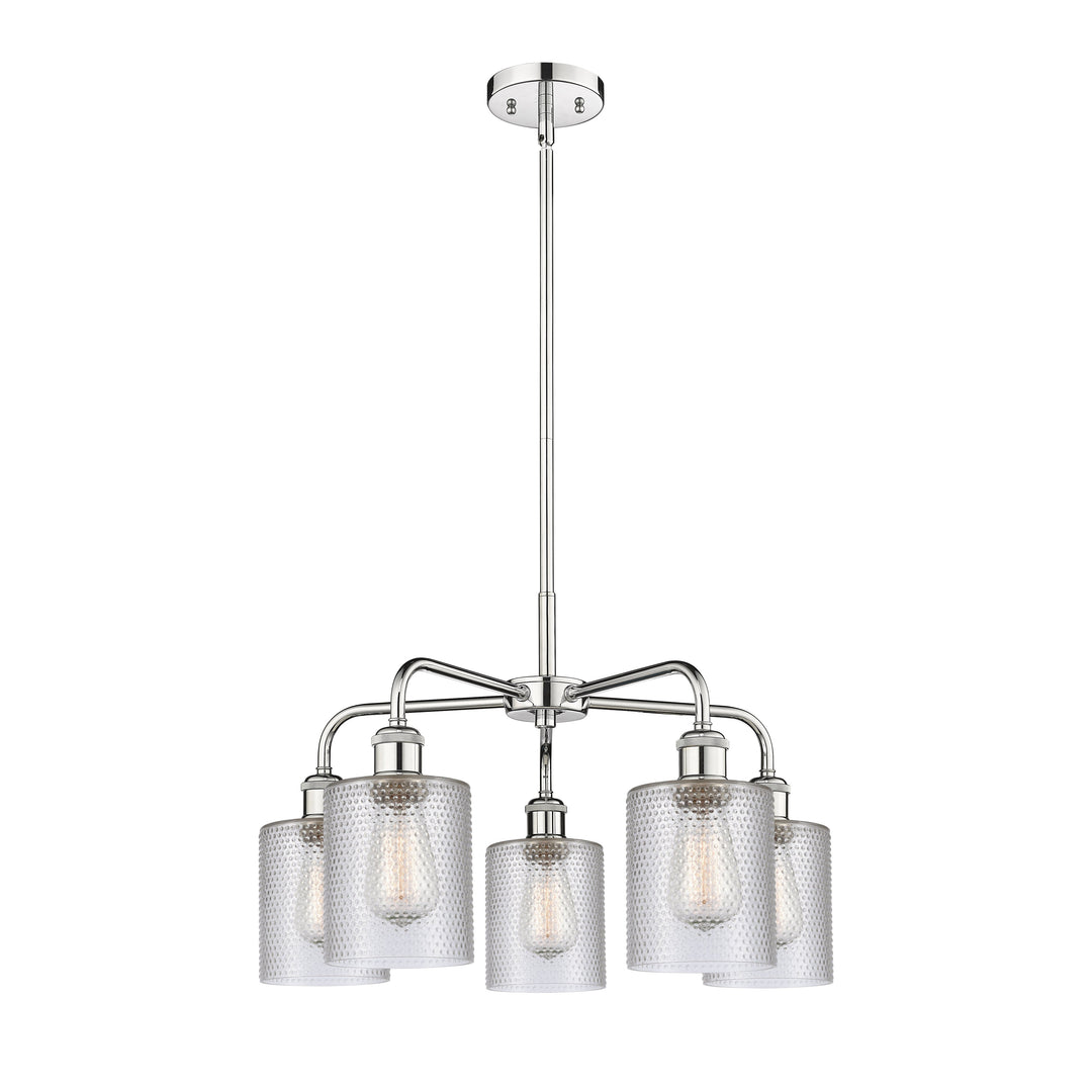 Innovations Downtown Urban 516-5CR-PC-G112 Chandelier Light - Polished Chrome