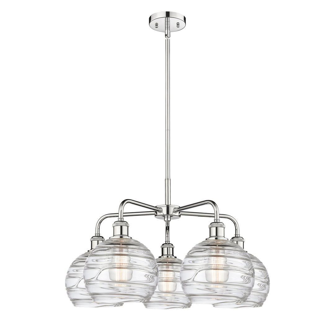 Innovations Downtown Urban 516-5CR-PC-G1213-8 Chandelier Light - Polished Chrome