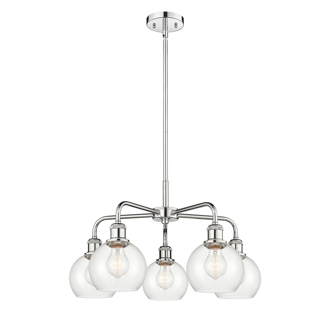 Innovations Downtown Urban 516-5CR-PC-G122-6 Chandelier Light - Polished Chrome