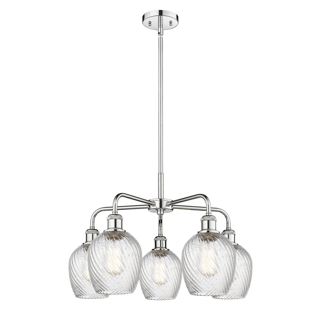 Innovations Downtown Urban 516-5CR-PC-G292 Chandelier Light - Polished Chrome