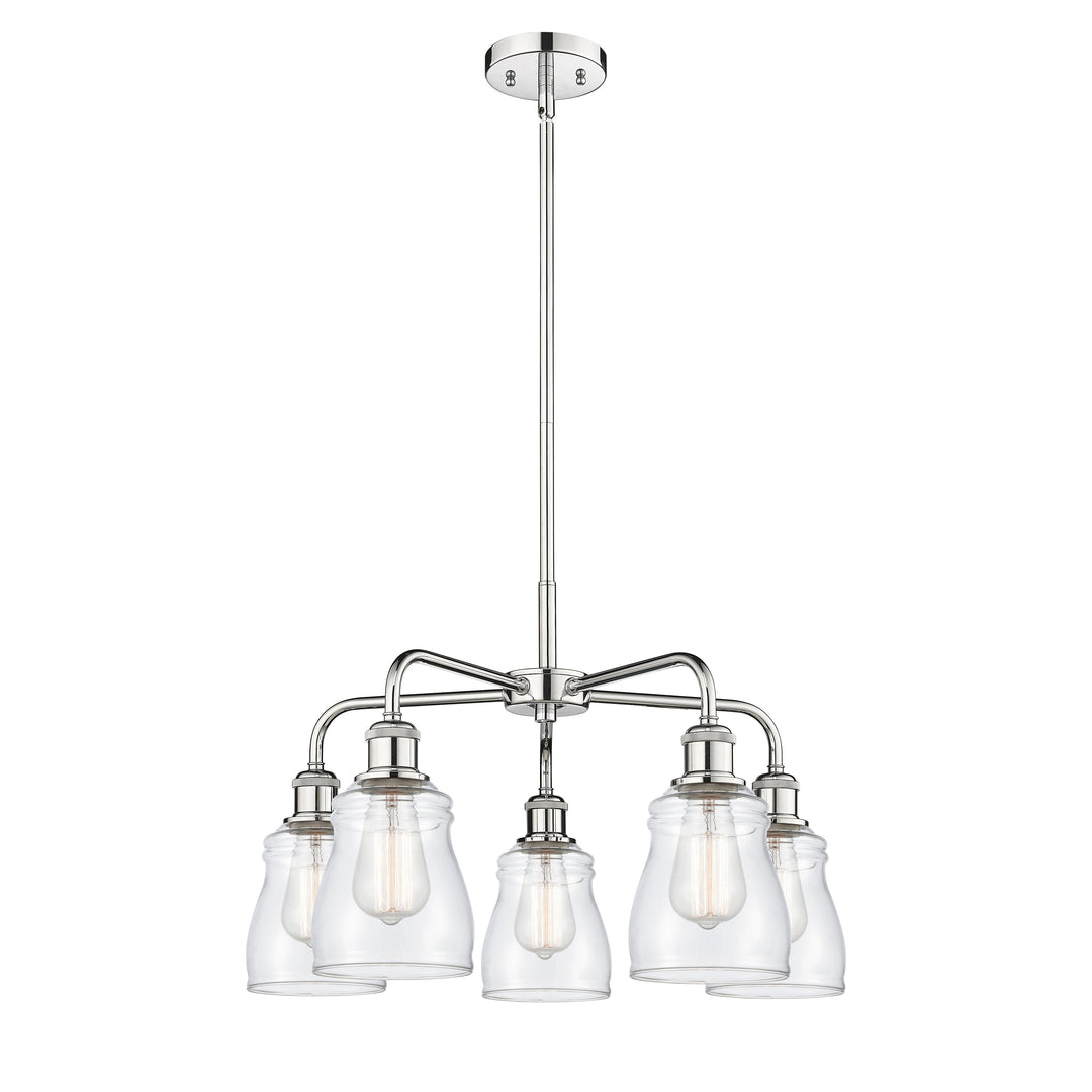 Innovations Downtown Urban 516-5CR-PC-G392 Chandelier Light - Polished Chrome