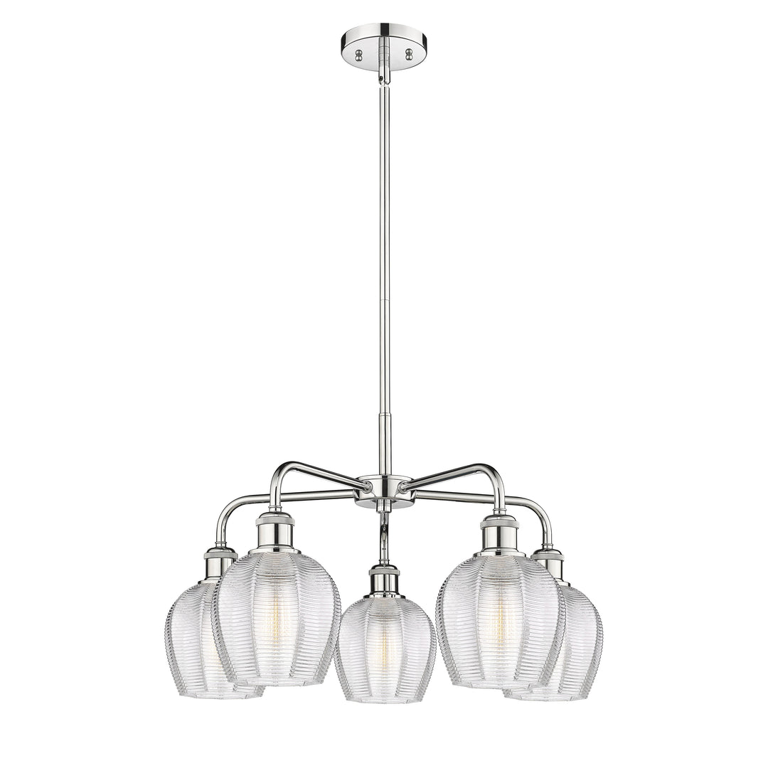 Innovations Downtown Urban 516-5CR-PC-G462-6 Chandelier Light - Polished Chrome