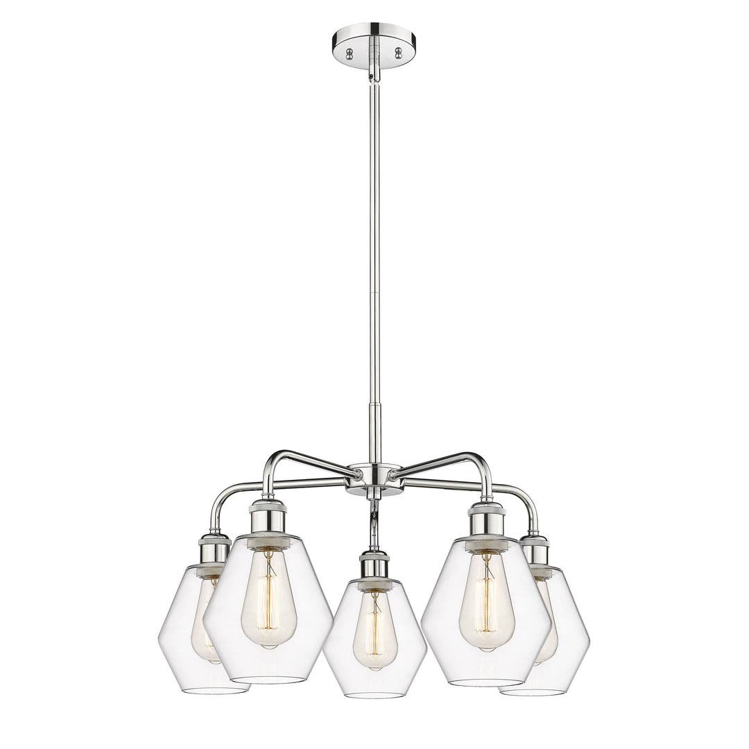 Innovations Downtown Urban 516-5CR-PC-G652-6 Chandelier Light - Polished Chrome