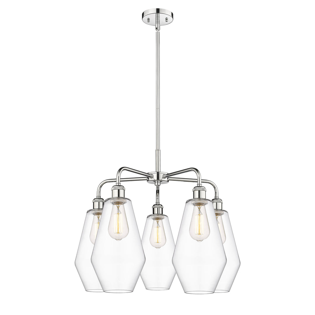 Innovations Downtown Urban 516-5CR-PC-G652-7 Chandelier Light - Polished Chrome