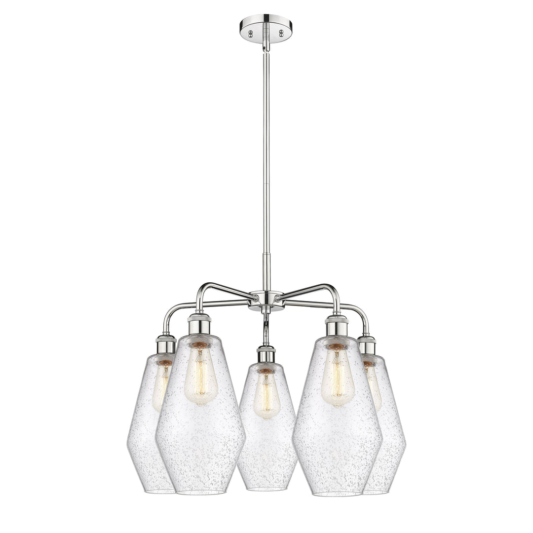 Innovations Downtown Urban 516-5CR-PC-G654-7 Chandelier Light - Polished Chrome