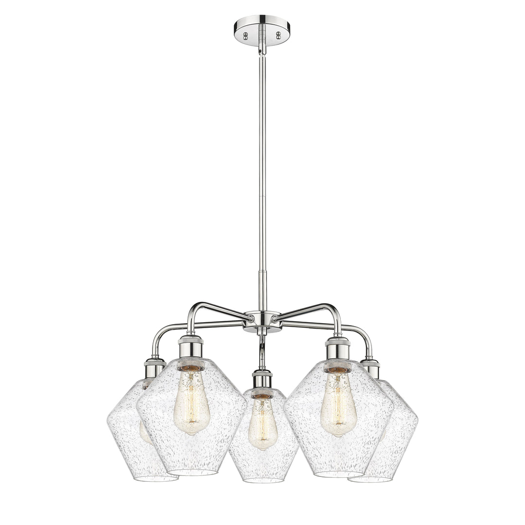 Innovations Downtown Urban 516-5CR-PC-G654-8 Chandelier Light - Polished Chrome