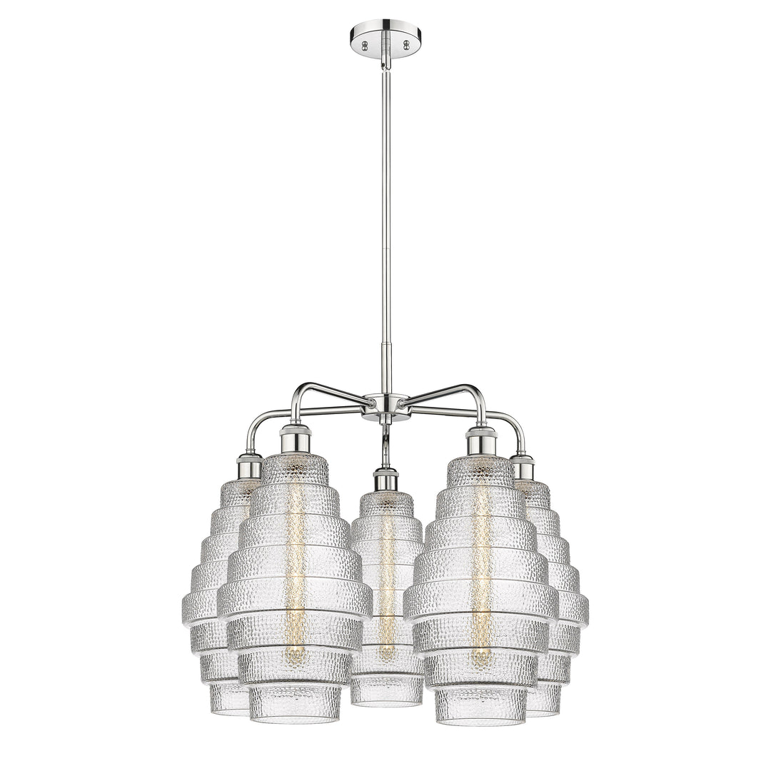 Innovations Downtown Urban 516-5CR-PC-G672-8 Chandelier Light - Polished Chrome