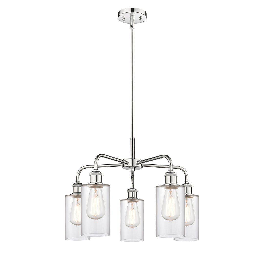 Innovations Downtown Urban 516-5CR-PC-G802 Chandelier Light - Polished Chrome