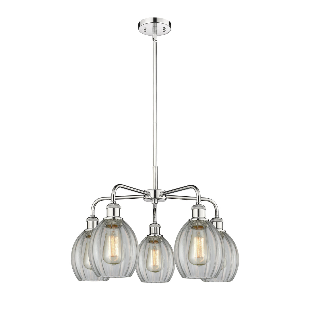 Innovations Downtown Urban 516-5CR-PC-G82 Chandelier Light - Polished Chrome