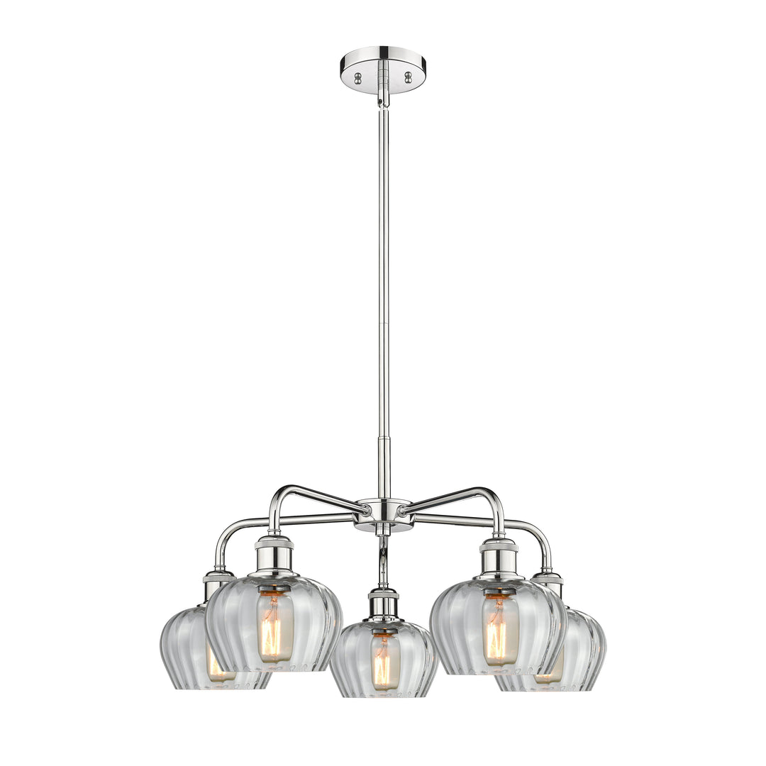 Innovations Downtown Urban 516-5CR-PC-G92 Chandelier Light - Polished Chrome