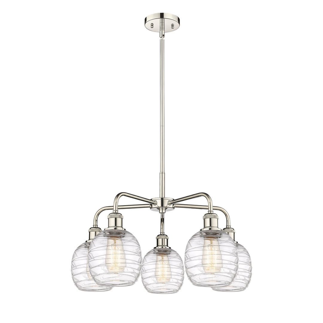Innovations Downtown Urban 516-5CR-PN-G1013 Chandelier Light - Polished Nickel