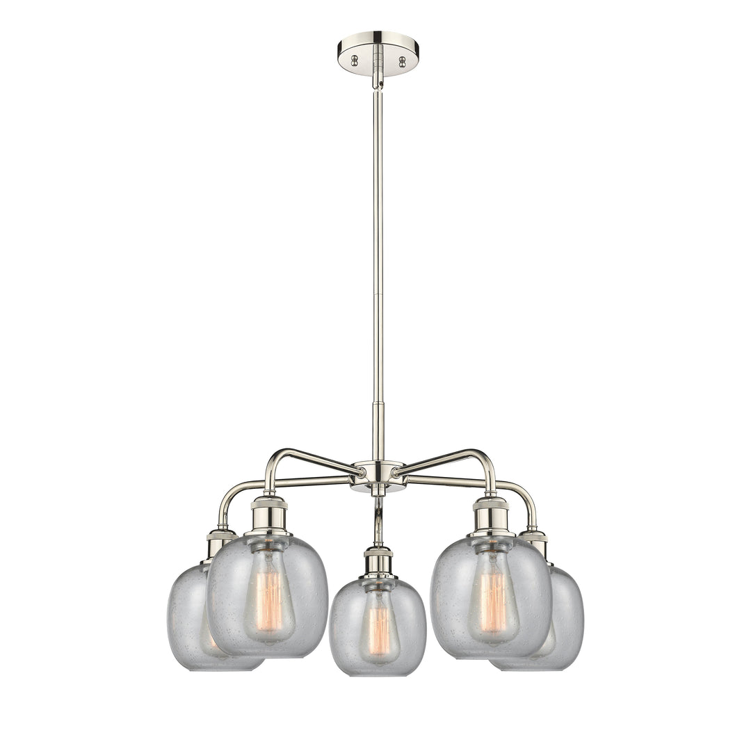 Innovations Downtown Urban 516-5CR-PN-G104 Chandelier Light - Polished Nickel