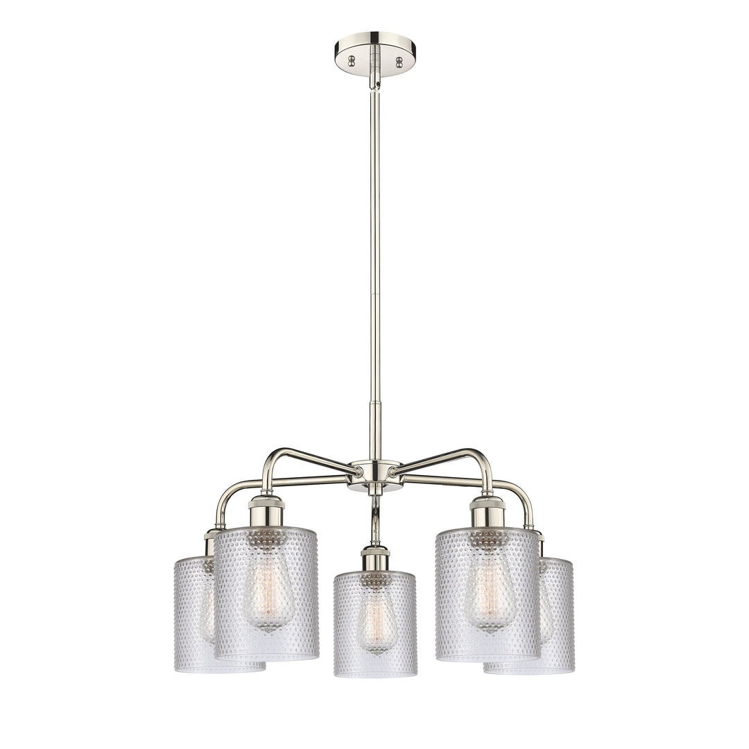 Innovations Downtown Urban 516-5CR-PN-G112 Chandelier Light - Polished Nickel