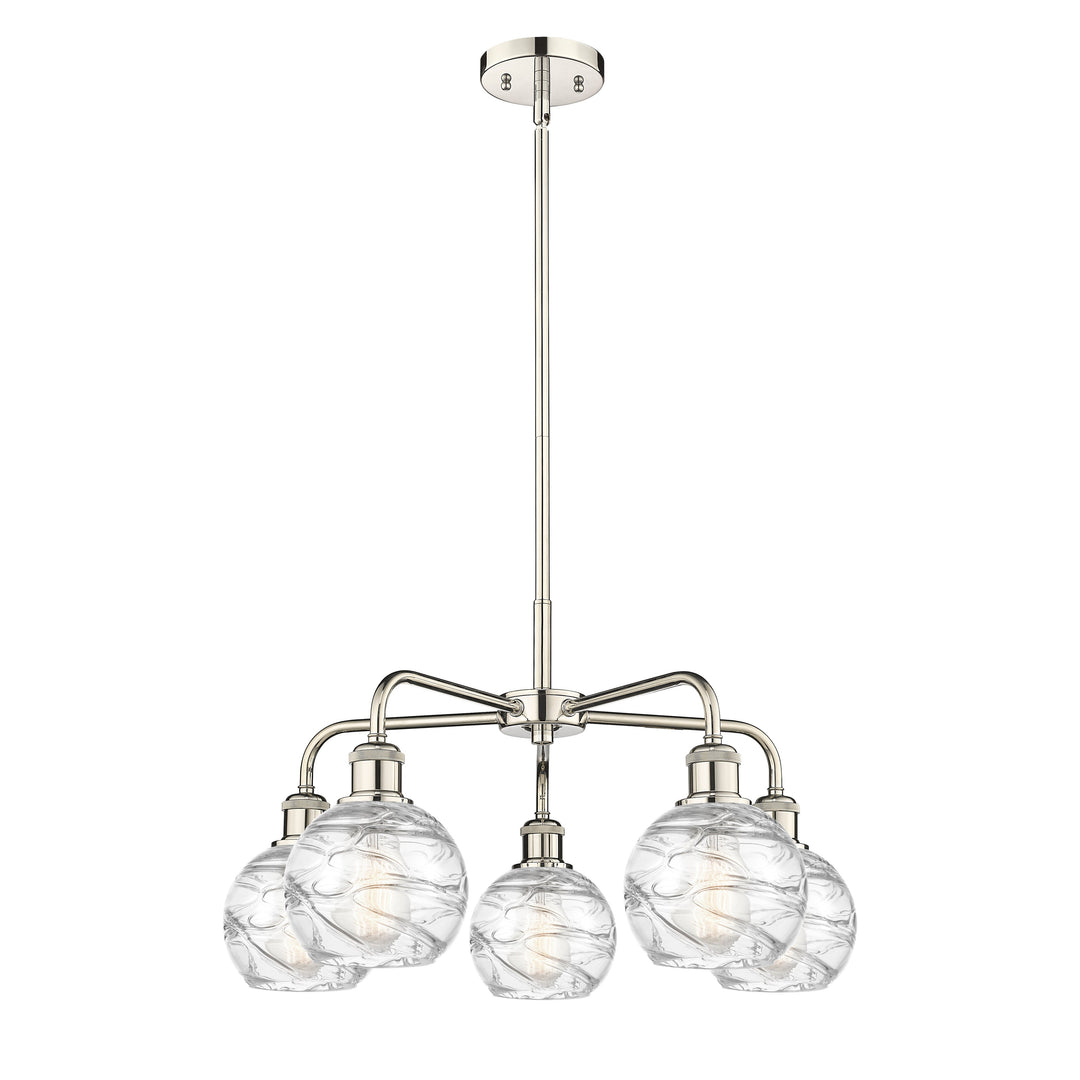 Innovations Downtown Urban 516-5CR-PN-G1213-6 Chandelier Light - Polished Nickel