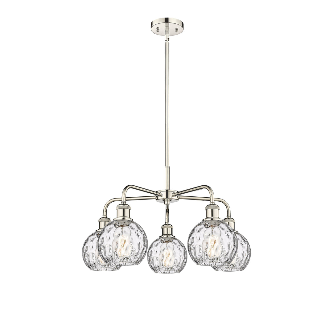 Innovations Downtown Urban 516-5CR-PN-G1215-6 Chandelier Light - Polished Nickel