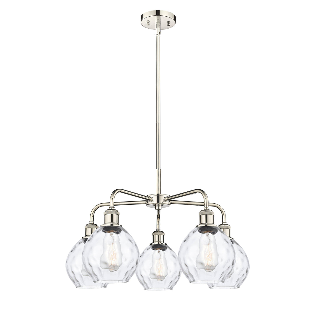 Innovations Downtown Urban 516-5CR-PN-G362 Chandelier Light - Polished Nickel
