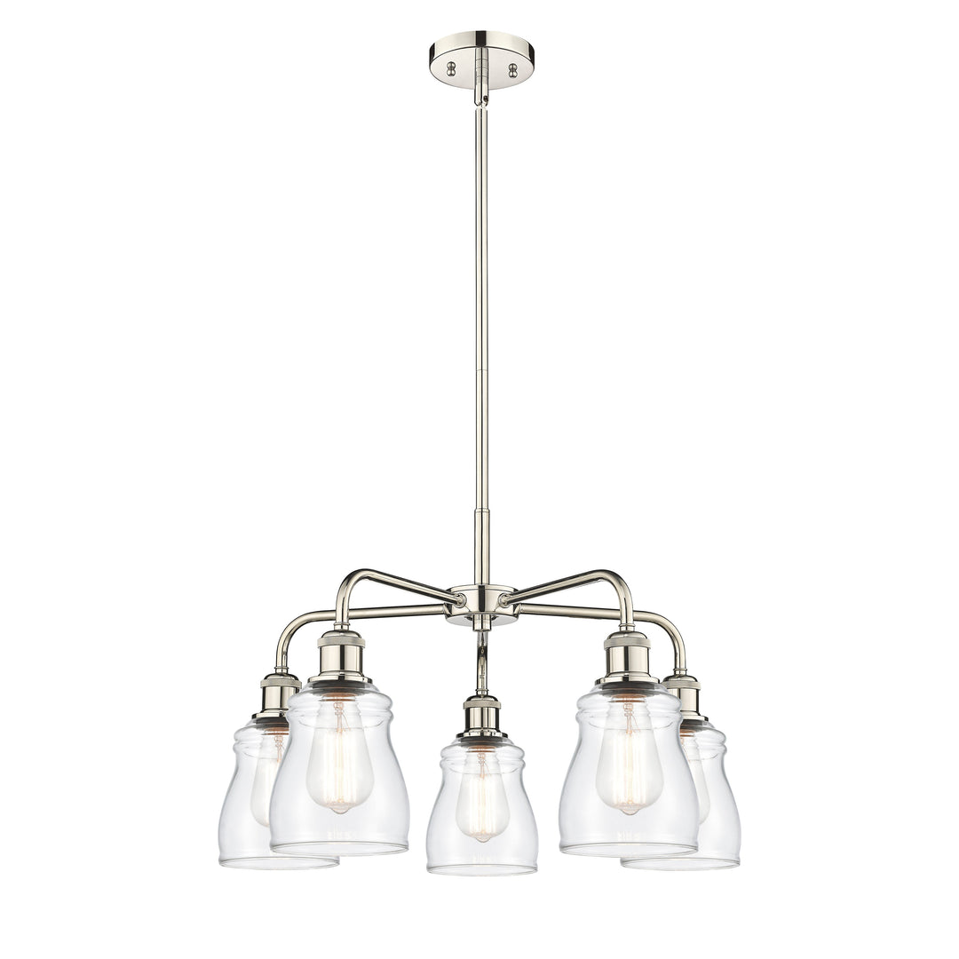 Innovations Downtown Urban 516-5CR-PN-G392 Chandelier Light - Polished Nickel
