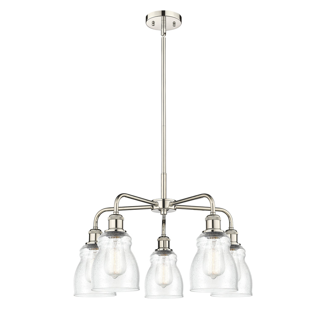 Innovations Downtown Urban 516-5CR-PN-G394 Chandelier Light - Polished Nickel