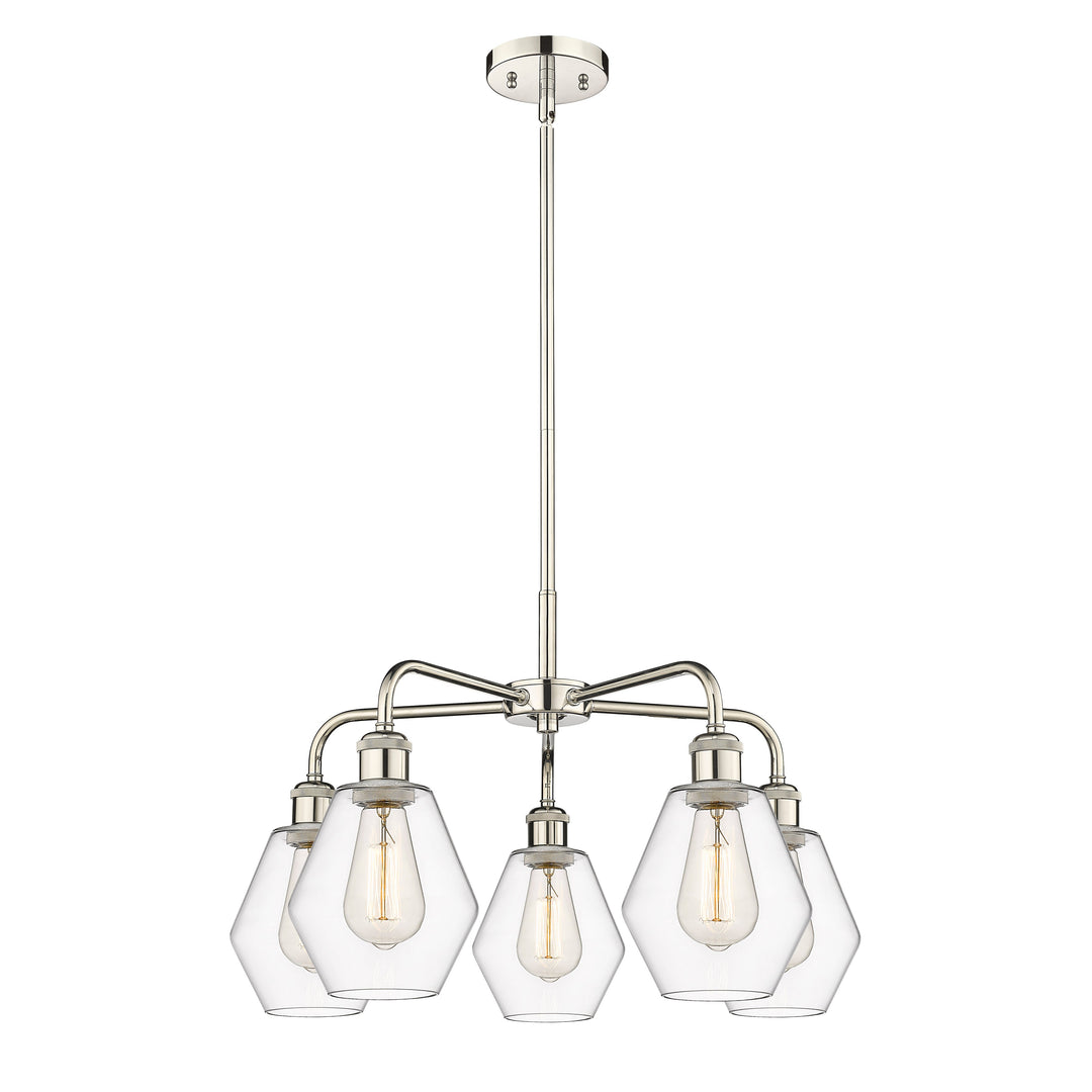 Innovations Downtown Urban 516-5CR-PN-G652-6 Chandelier Light - Polished Nickel
