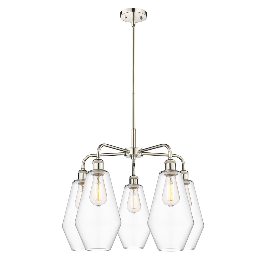 Innovations Downtown Urban 516-5CR-PN-G652-7 Chandelier Light - Polished Nickel