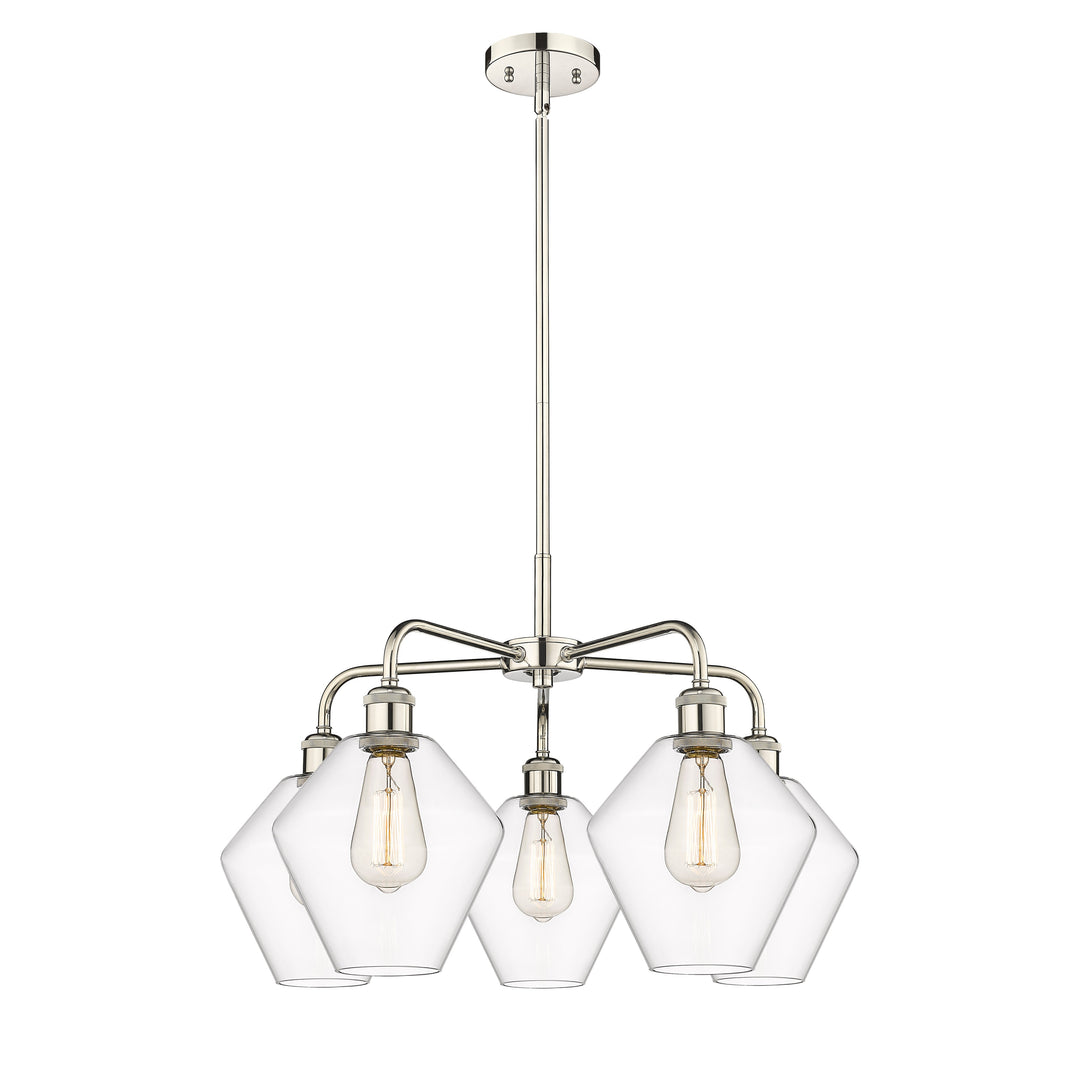 Innovations Downtown Urban 516-5CR-PN-G652-8 Chandelier Light - Polished Nickel