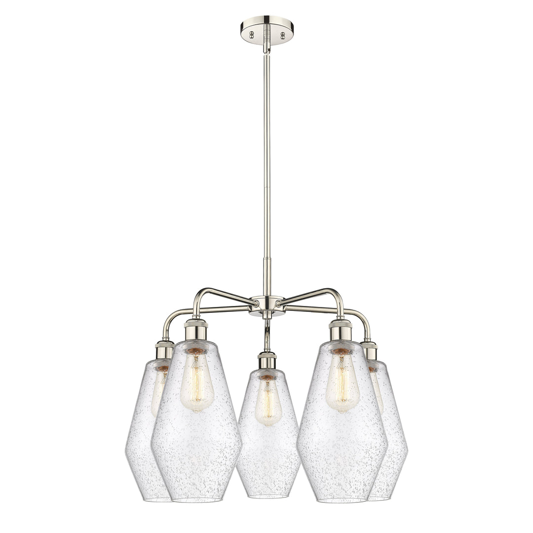 Innovations Downtown Urban 516-5CR-PN-G654-7 Chandelier Light - Polished Nickel