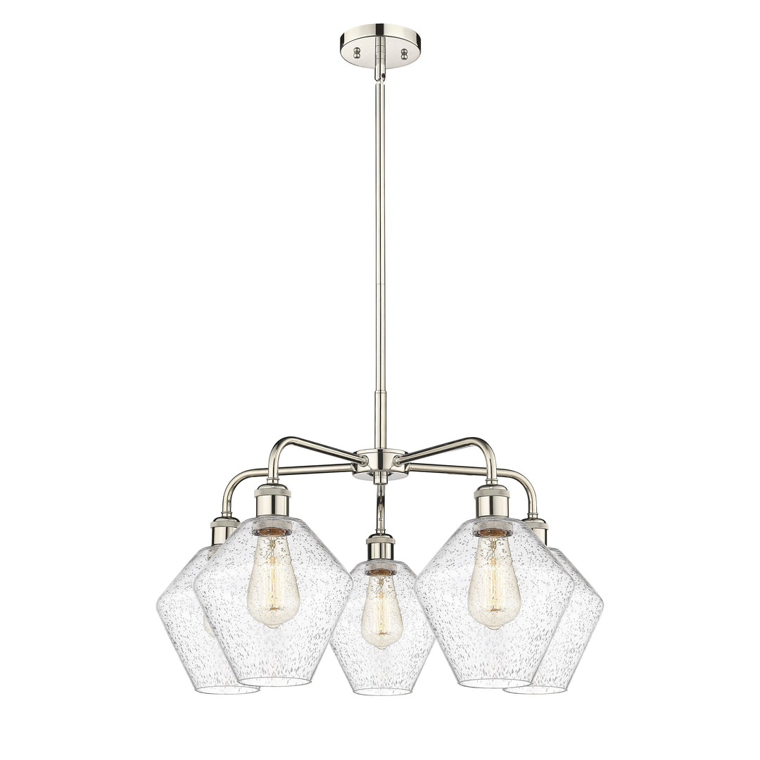 Innovations Downtown Urban 516-5CR-PN-G654-8 Chandelier Light - Polished Nickel