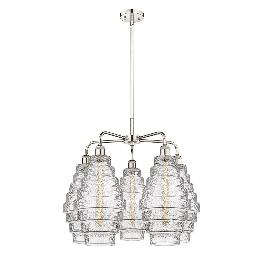 Innovations Downtown Urban 516-5CR-PN-G672-8 Chandelier Light - Polished Nickel