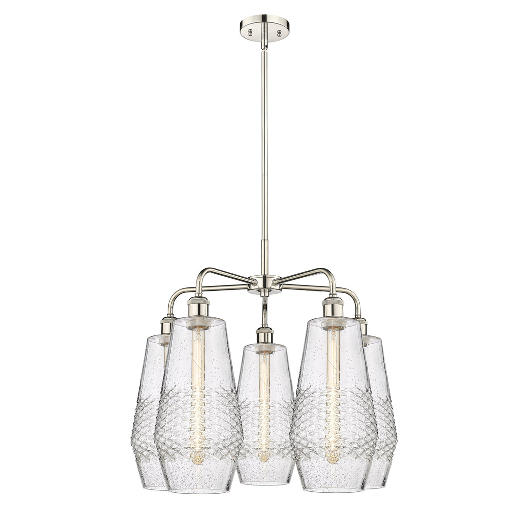 Innovations Downtown Urban 516-5CR-PN-G684-7 Chandelier Light - Polished Nickel