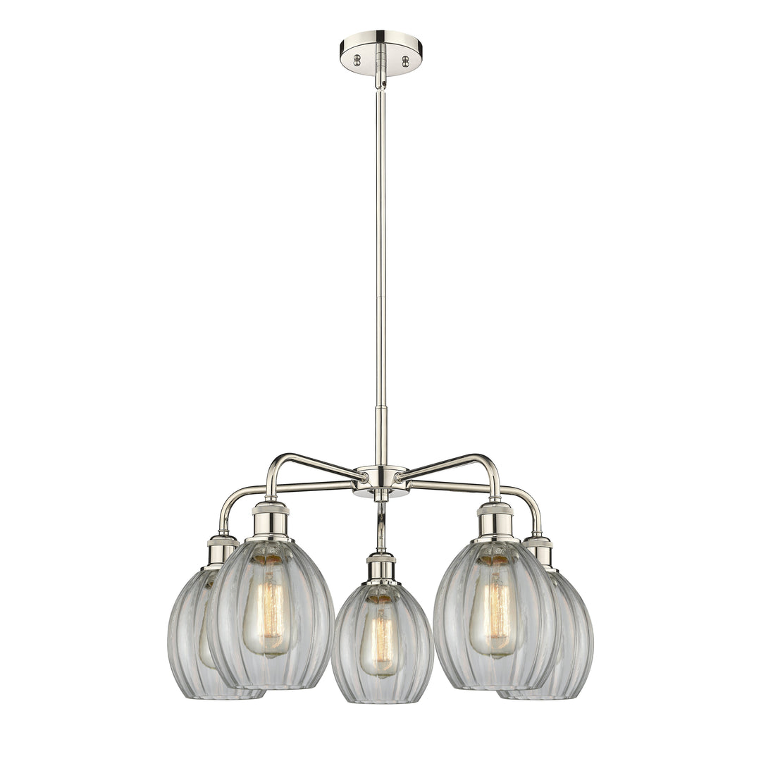 Innovations Downtown Urban 516-5CR-PN-G82 Chandelier Light - Polished Nickel