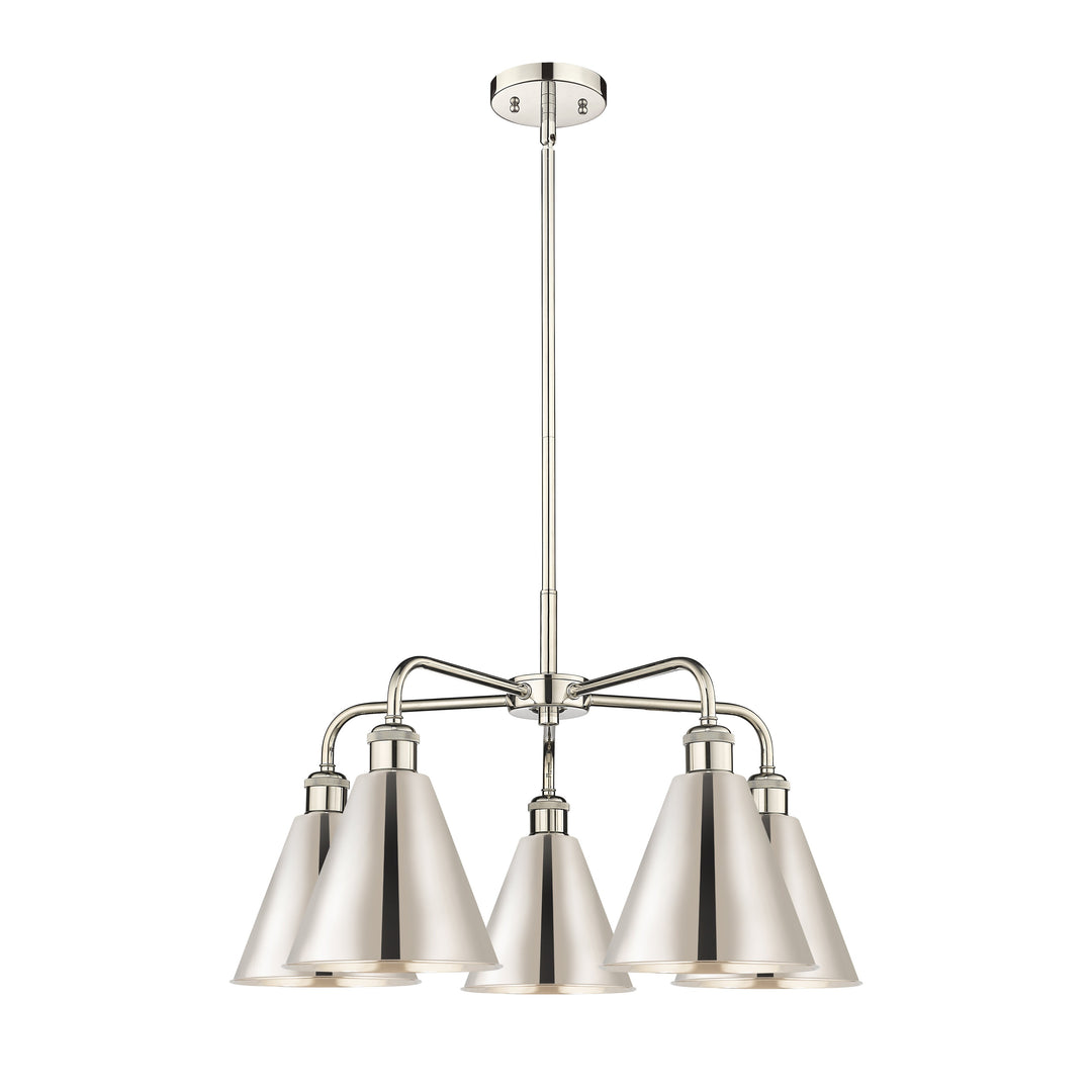 Innovations Downtown Urban 516-5CR-PN-MBC-8-PN Chandelier Light - Polished Nickel