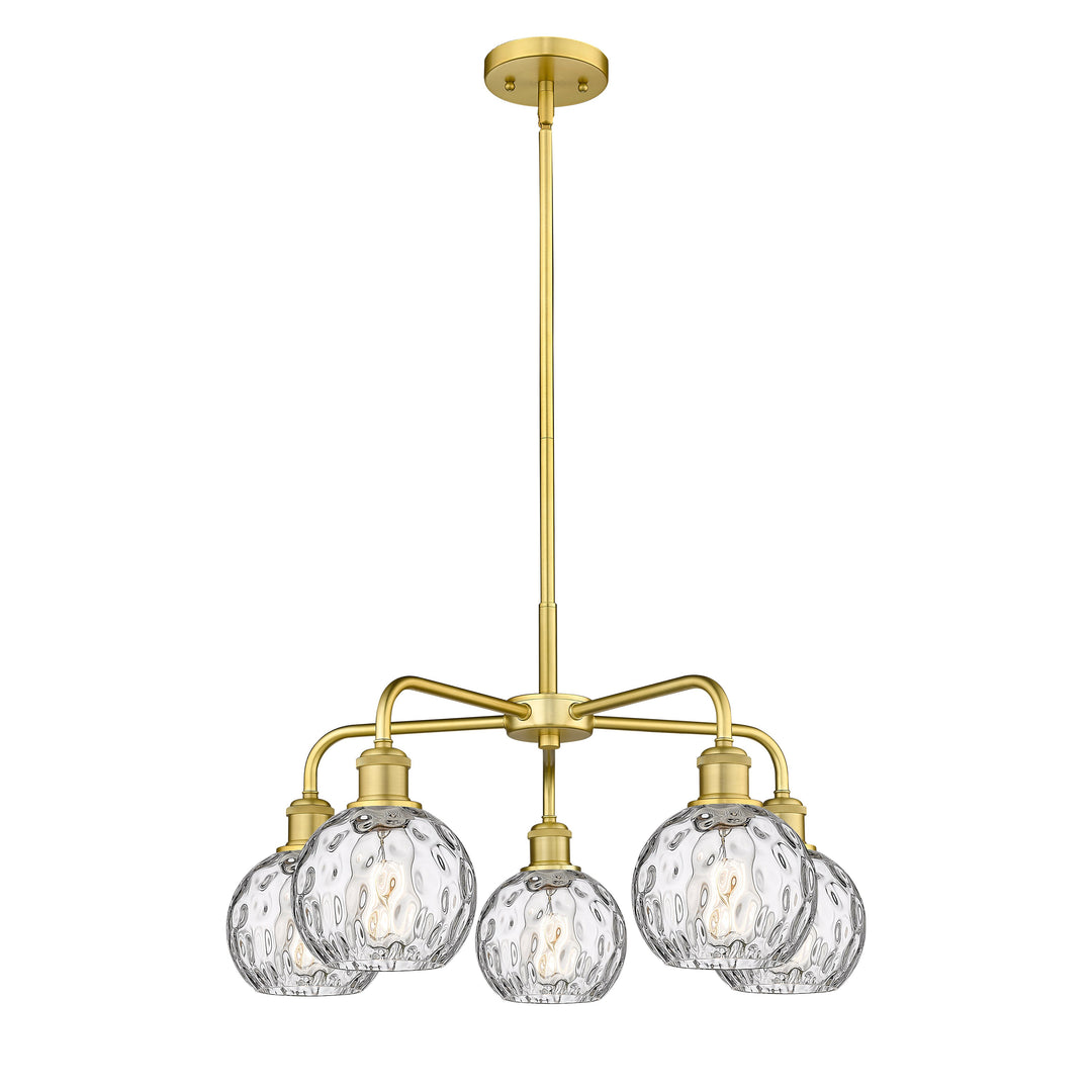 Innovations Downtown Urban 516-5CR-SG-G1215-6 Chandelier Light - Satin Gold