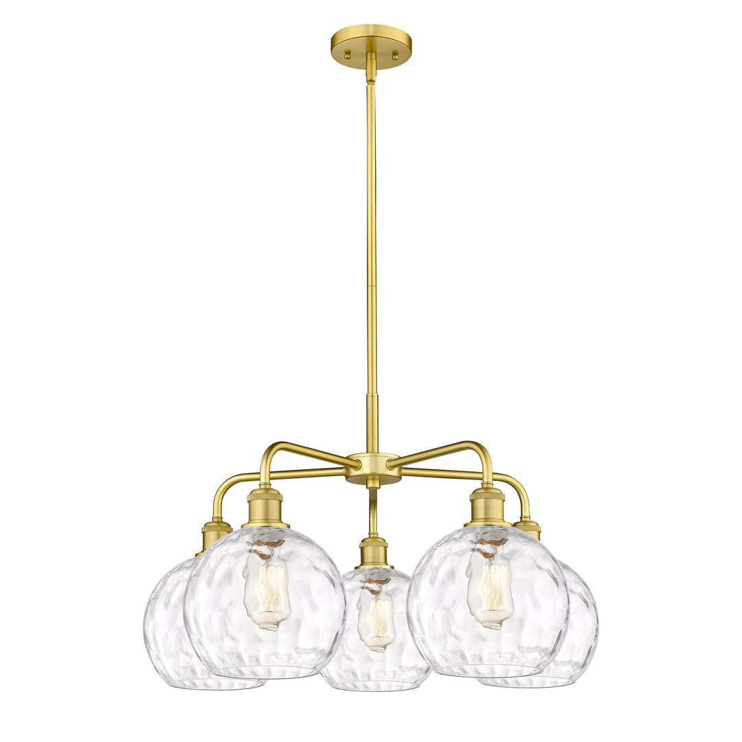 Innovations Downtown Urban 516-5CR-SG-G1215-8 Chandelier Light - Satin Gold