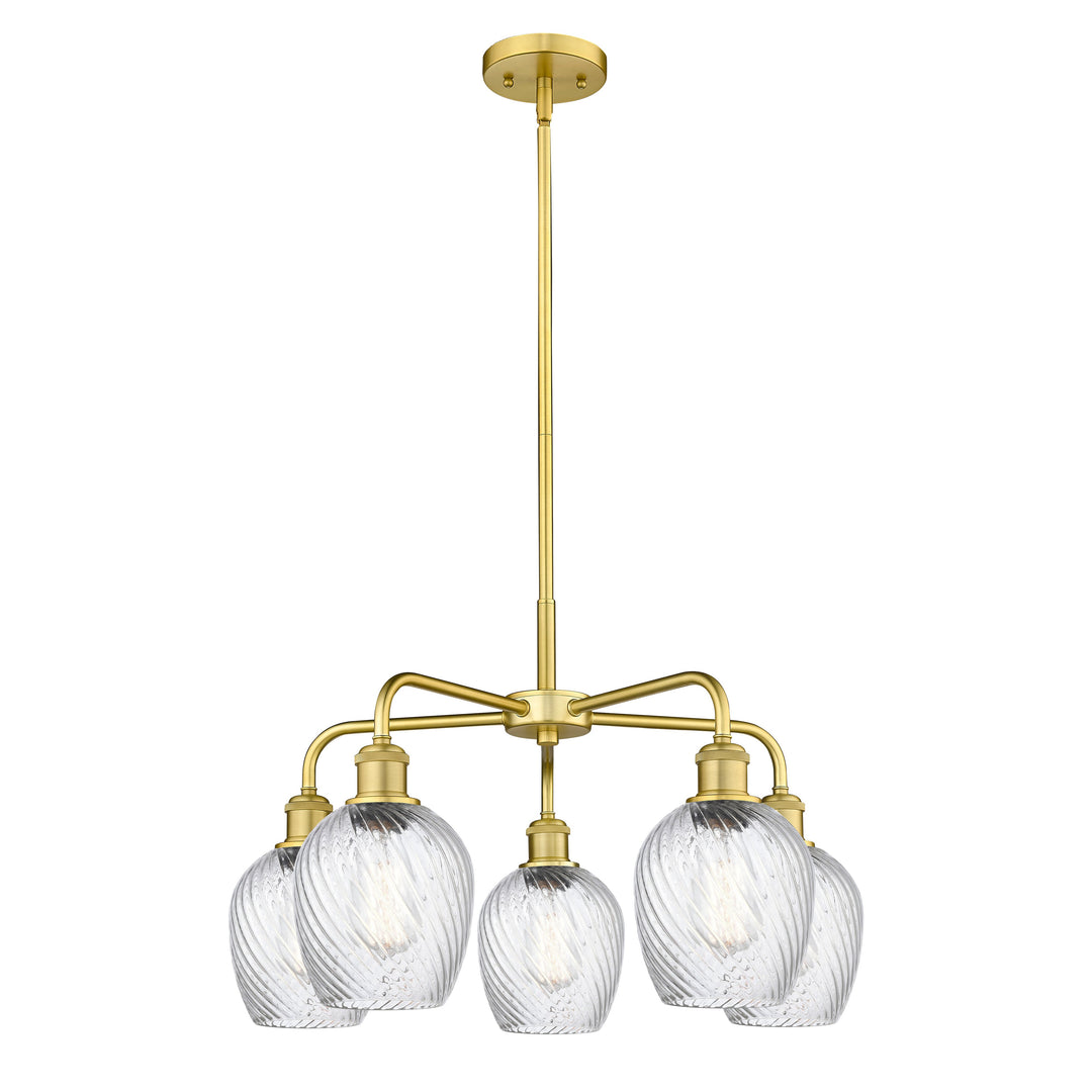 Innovations Downtown Urban 516-5CR-SG-G292 Chandelier Light - Satin Gold