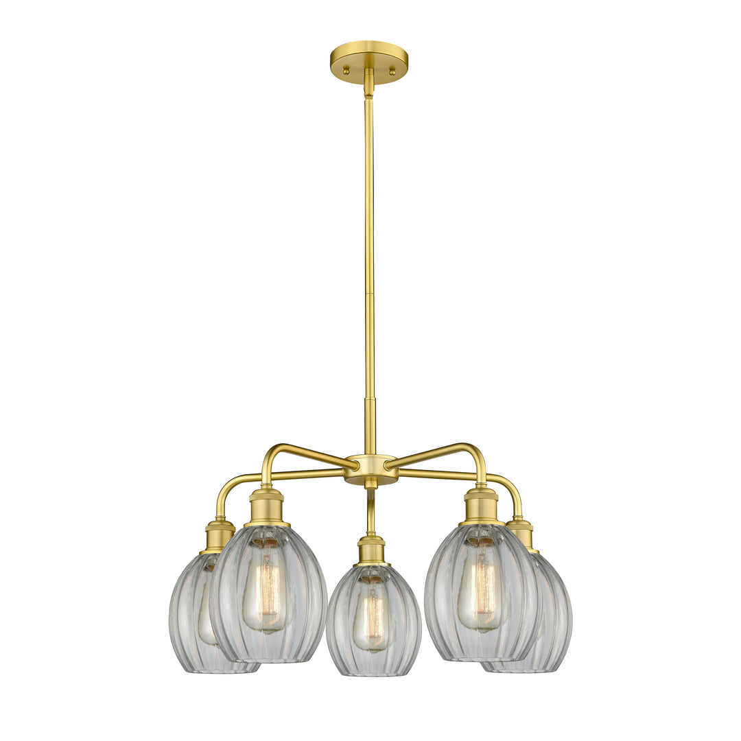 Innovations Downtown Urban 516-5CR-SG-G82 Chandelier Light - Satin Gold