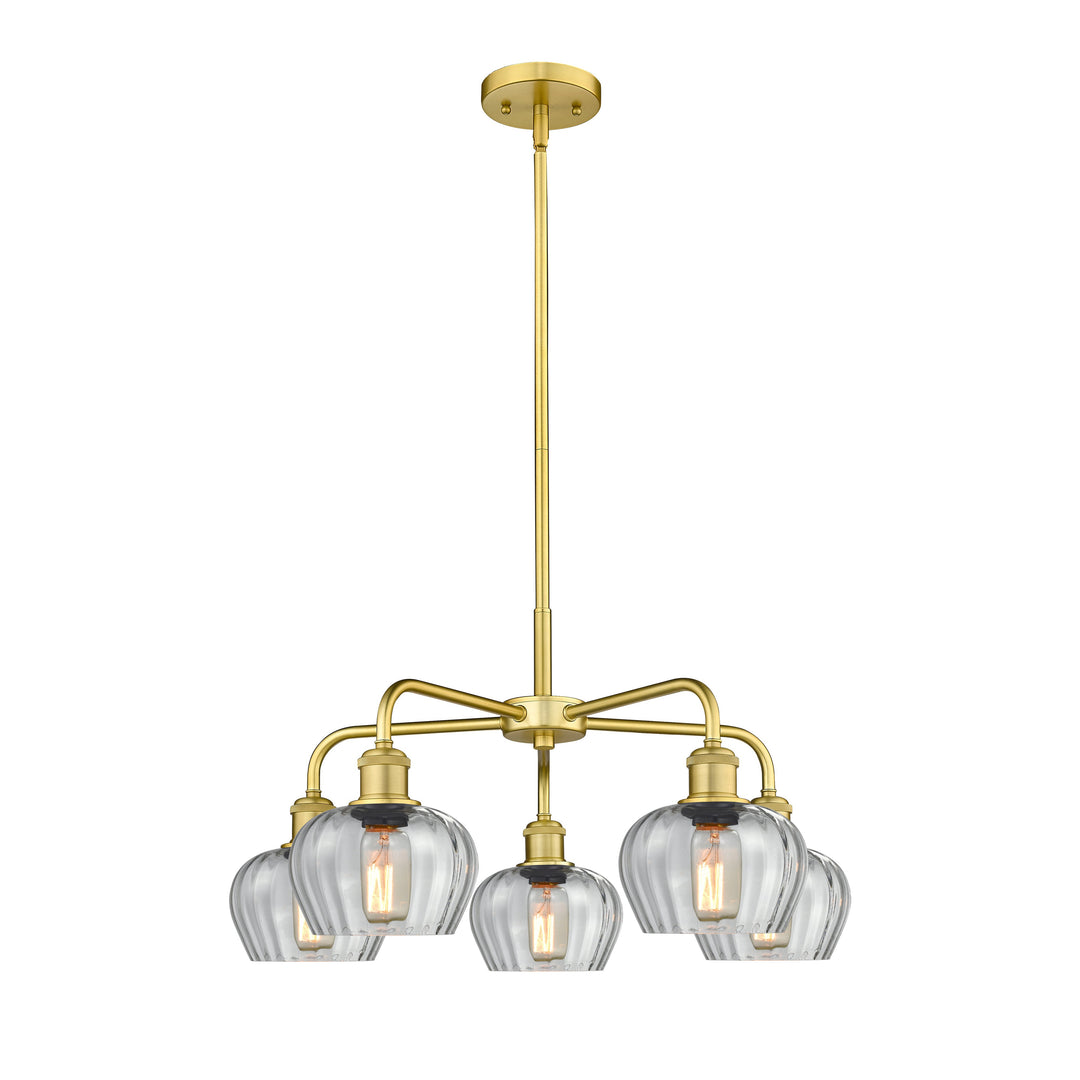 Innovations Downtown Urban 516-5CR-SG-G92 Chandelier Light - Satin Gold