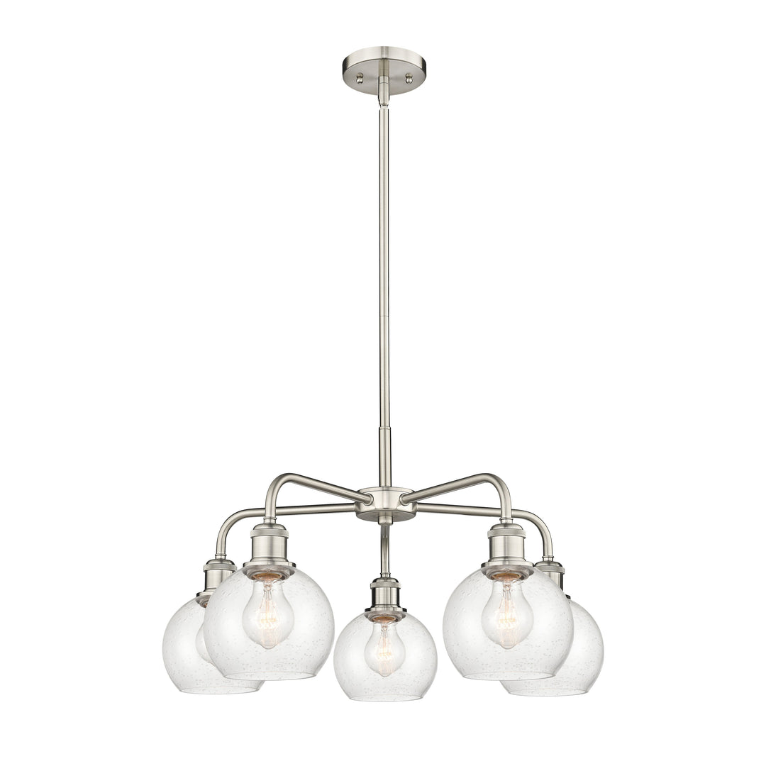 Innovations Downtown Urban 516-5CR-SN-G124-6 Chandelier Light - Satin Nickel